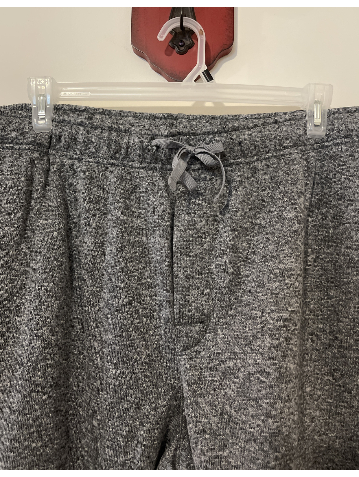 Sonoma Mens 4xb Thick Gray Fleece Lounge Sweatpants W/Pockets Nwt! A2948 — image 3 of 4